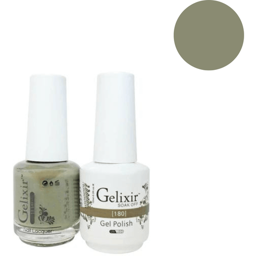 Gelixir Gel Polish & Nail Lacquer Duo - #180 - Premier Nail Supply 