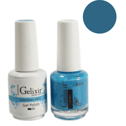 Gelixir Gel Polish & Nail Lacquer Duo Cerulean - #85 - Premier Nail Supply 