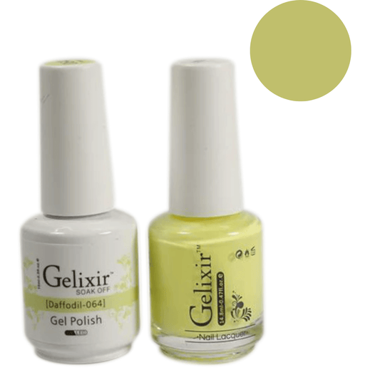 Gelixir Gel Polish & Nail Lacquer Duo Daffodil - #64 - Premier Nail Supply 