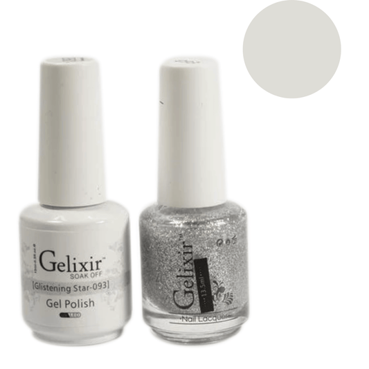Gelixir Gel Polish & Nail Lacquer Duo Glistening Star - #93 - Premier Nail Supply 