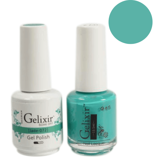 Gelixir Gel Polish & Nail Lacquer Duo Jade - #72 - Premier Nail Supply 