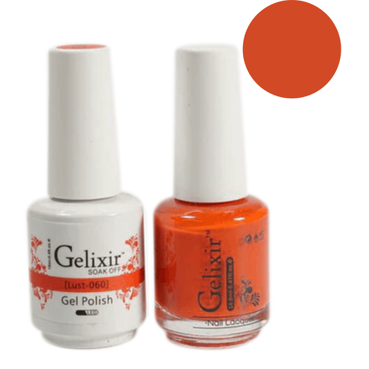 Gelixir Gel Polish & Nail Lacquer Duo Lust - #60 - Premier Nail Supply 