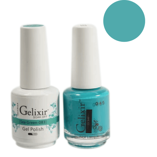 Gelixir Gel Polish & Nail Lacquer Duo Sea Green - #83 - Premier Nail Supply 