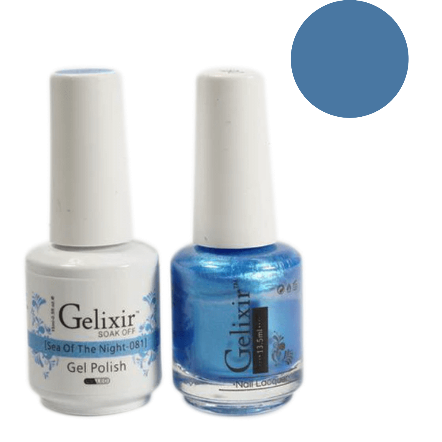 Gelixir Gel Polish & Nail Lacquer Duo Sea Of Night - #81 - Premier Nail Supply 