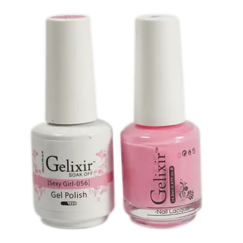 Gelixir Gel Polish & Nail Lacquer Duo Sexy Girl - #56 - Premier Nail Supply 