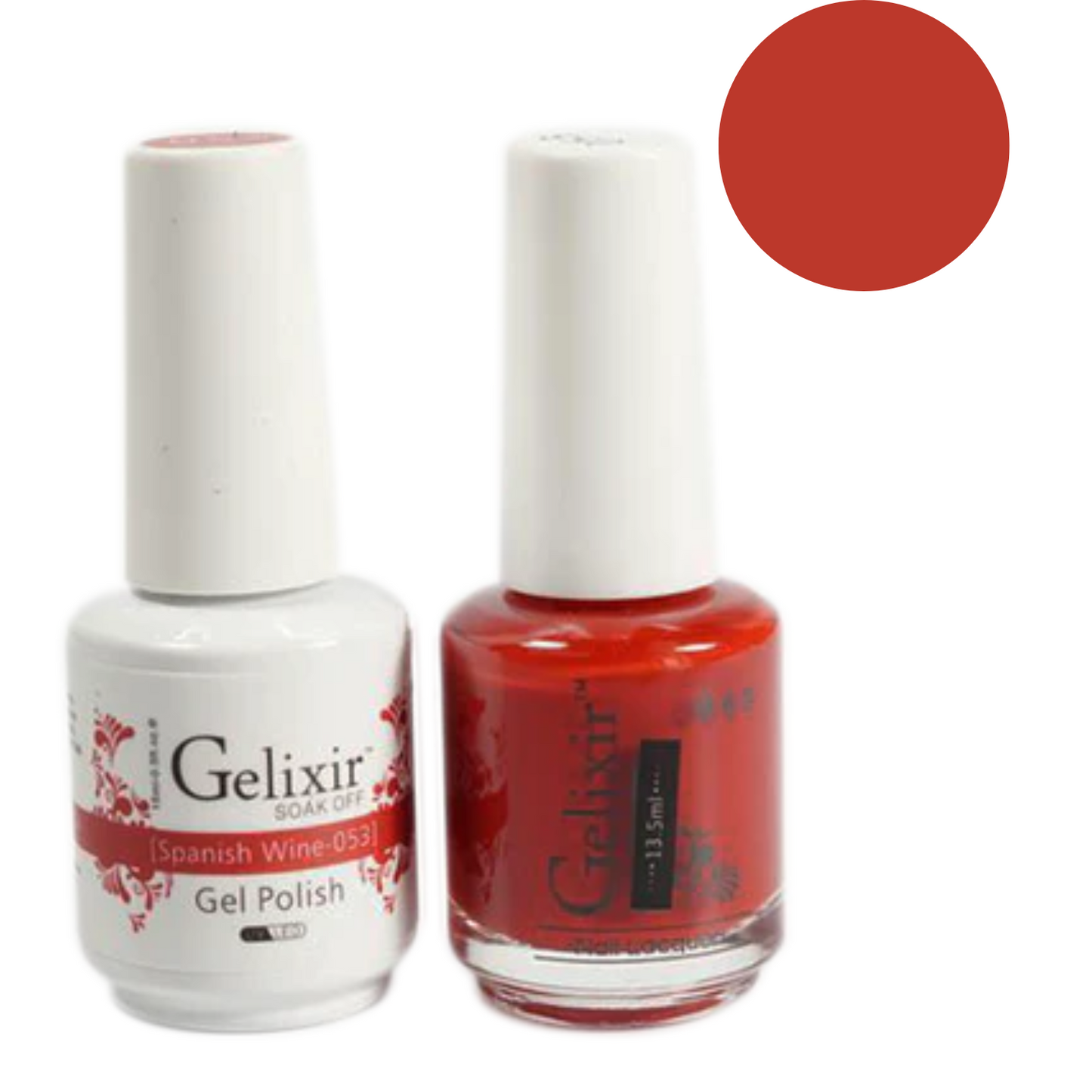 Gelixir Gel Polish & Nail Lacquer Duo Spanish Wine - #53 - Premier Nail Supply 