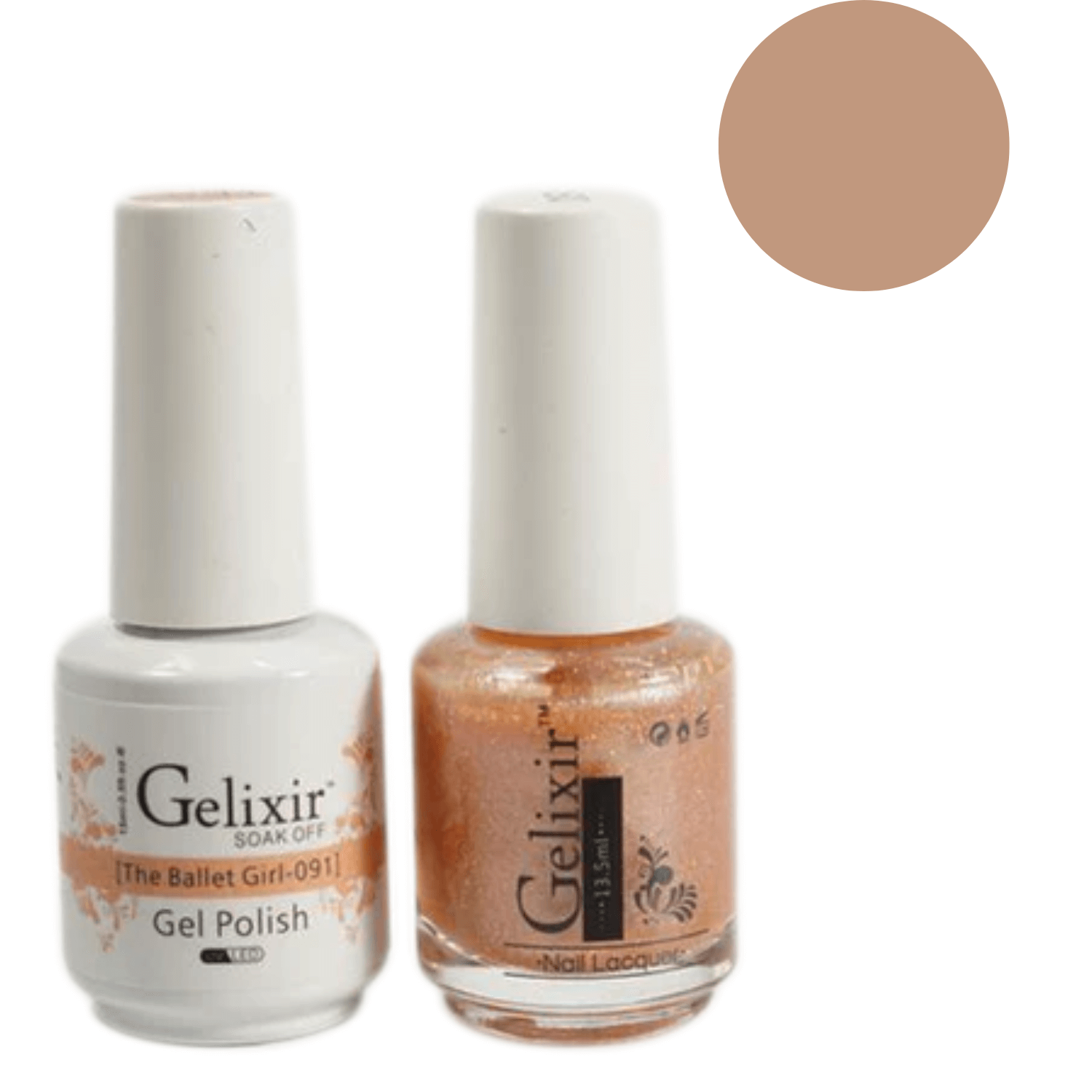 Gelixir Gel Polish & Nail Lacquer Duo The Ballet Girl - #91 - Premier Nail Supply 