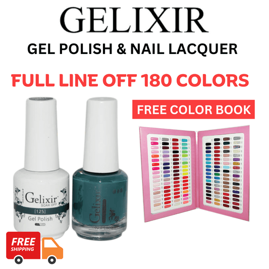 Gelixir Gel Nail Polish 180 colors Full Line Collection - Premier Nail Supply 