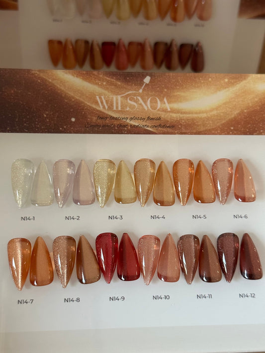 Wilsnoa Golden Nude Collection Cateye 0.5 oz