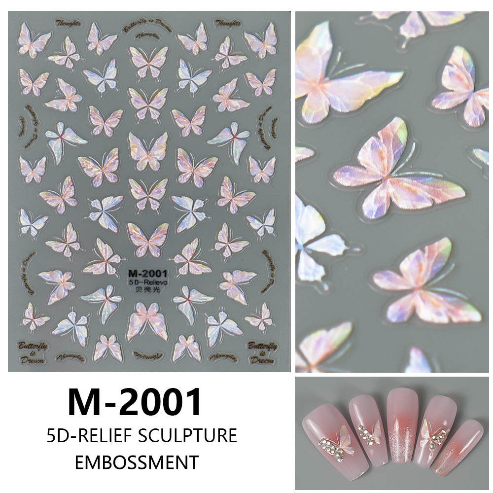 Nail Sticker 5D Butterfly M2001 Beyond Beauty Page