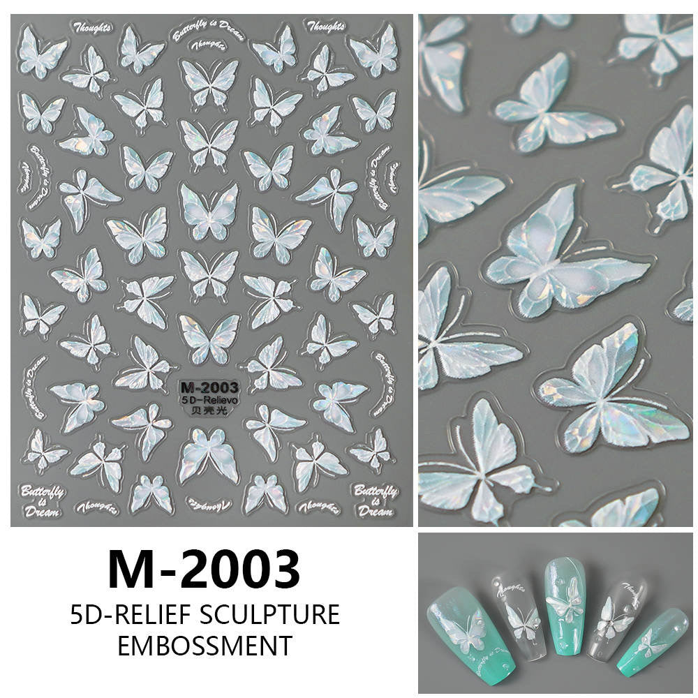 Nail Sticker 5D Butterfly M2003 Beyond Beauty Page