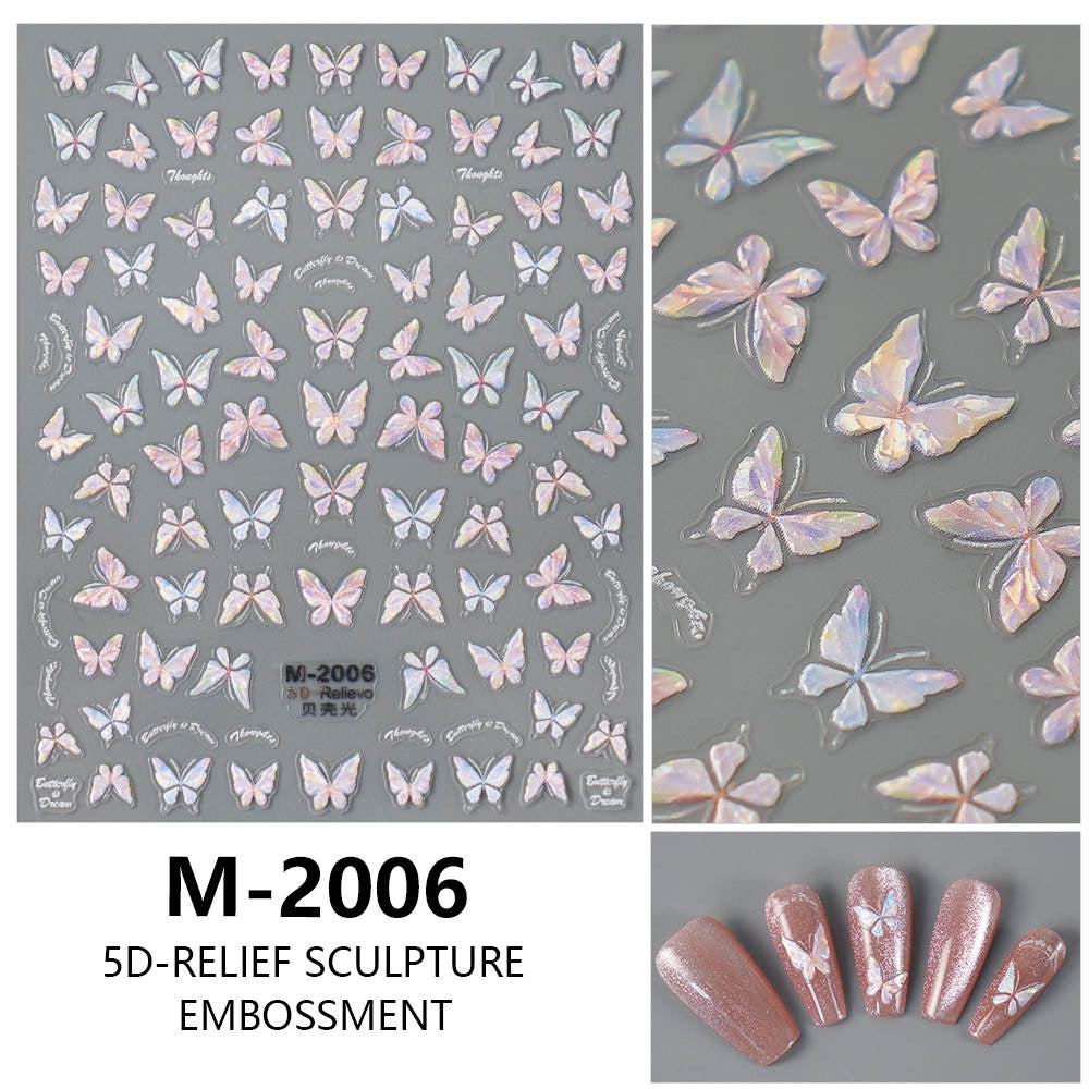 Nail Sticker 5D Butterfly M2006 Beyond Beauty Page