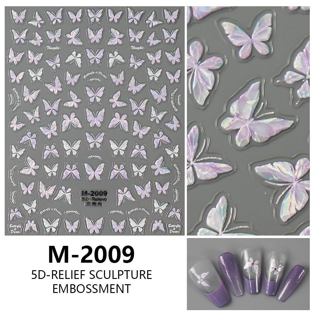 Nail Sticker 5D Butterfly M2009 Beyond Beauty Page