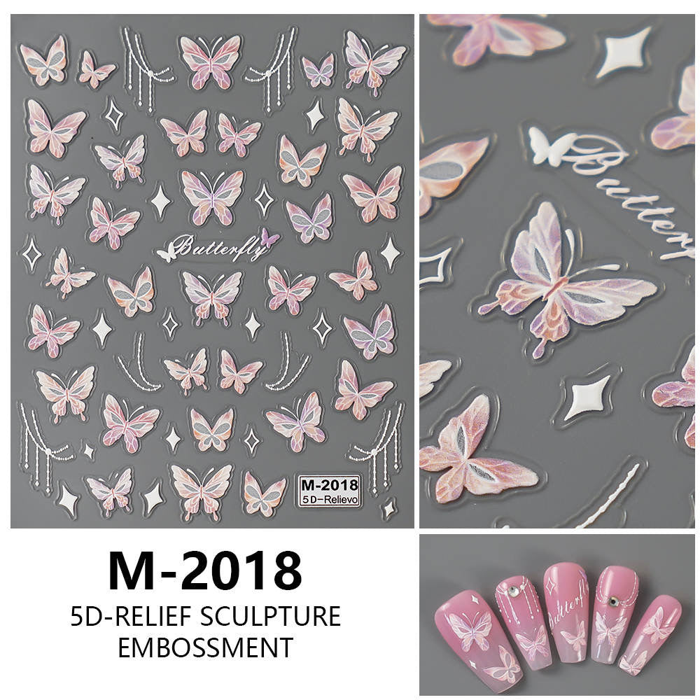 Nail Sticker 5D Butterfly M2018 Beyond Beauty Page