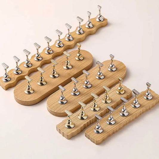 Nail Holder for Press on Nail Stand Gold