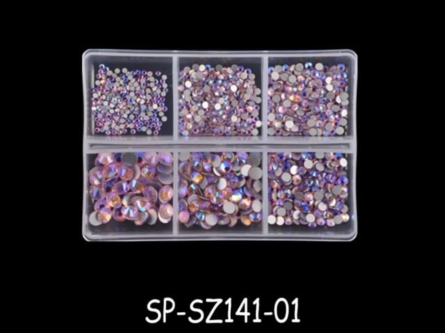 Nail Rhinestones Crytal AB - Premier Nail Supply 