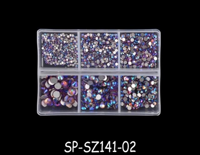 Nail Rhinestones Crytal AB - Premier Nail Supply 