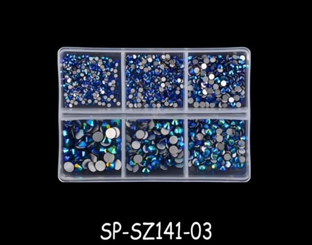 Nail Rhinestones Crytal AB - Premier Nail Supply 