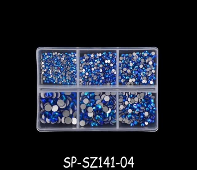 Nail Rhinestones Crytal AB - Premier Nail Supply 