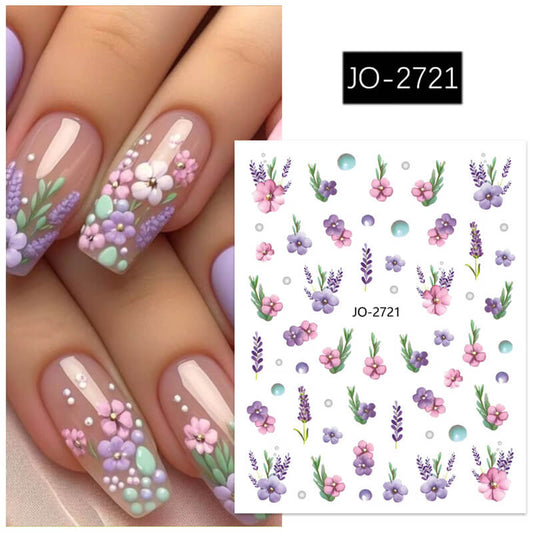 Nail Sticker Flowers #JO2721