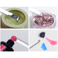Stainless Steel Nail Tool Natural Wood Mixing Gel