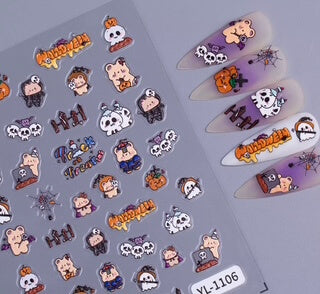 Nail Sticker Halloween #YL1106