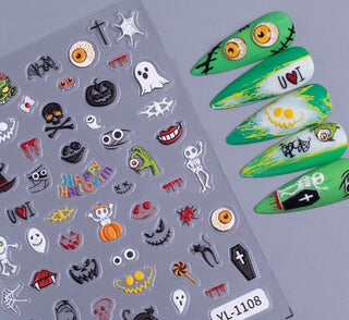 Nail Sticker Halloween #YL1108