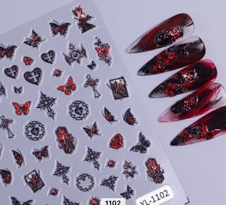 Premier Nail Supply Nail Sticker YL1102