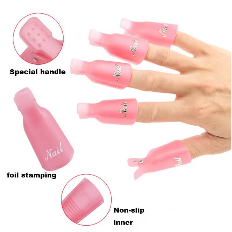 Nail Soak Off Clip Reusable 10bag/Bag