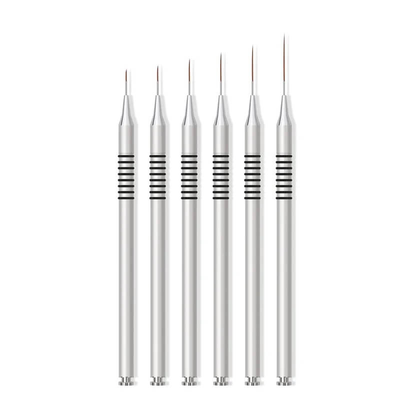 Nail Art Liner Design Brush 6Pcs/set - Premier Nail Supply 