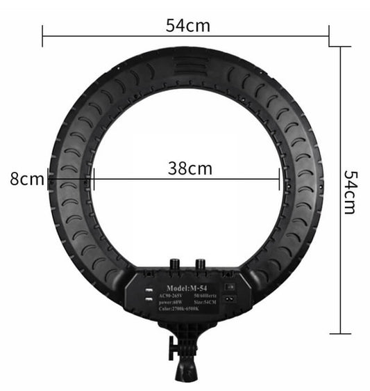 LED 21inch Circle Ring Light with Stand - Premier Nail Supply 