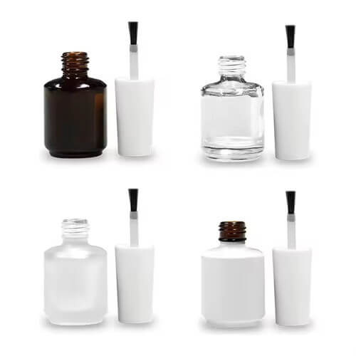 Empty Nail Polish Bottles with Brush 1pcs