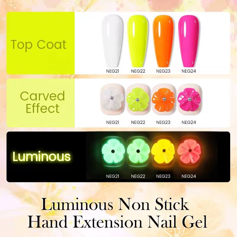 Born Pretty - Non-Stick Glowing the Dark Extension Gel -NEG22