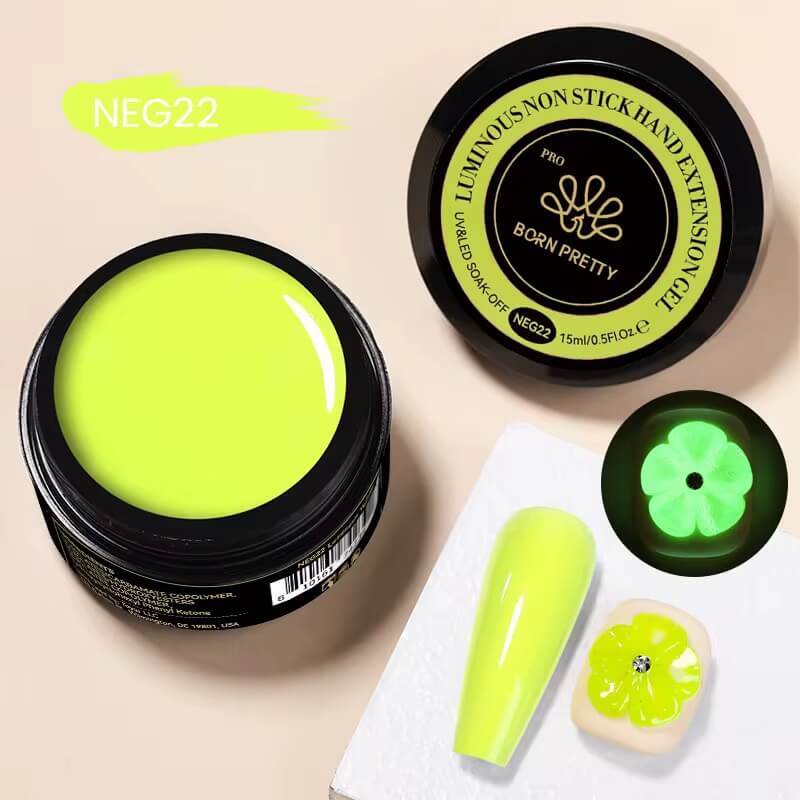 Born Pretty - Non-Stick Glowing the Dark Extension Gel -NEG22