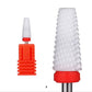 Ceramic Nail Drill Bit Umbrella White - Premier Nail Supply 