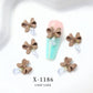 Nail Charm Bow with Diamond 2pcs/bag - Premier Nail Supply 