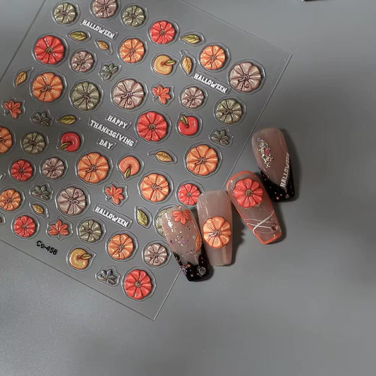 Nail Sticker Thanksgiving 6D #CO458