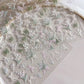 Nail Sticker White Flower, Green Butterfly #