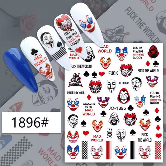 Nail Sticker Halloween #JO1896