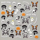 Nail Sticker Halloween Butterfly #JP241127