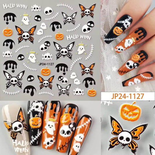 Nail Sticker Halloween Butterfly #JP241127