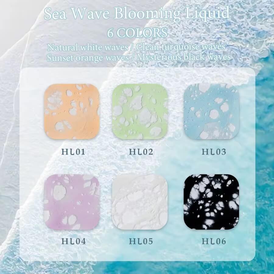 Nail Art Blooming Ocean Waves Liquid 12ml