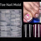 Toenail Dual Forms for Poly Gel & Builder Gel Extension Tip 0-11 size