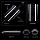 Toenail Dual Forms for Poly Gel & Builder Gel Extension Tip 0-11 size