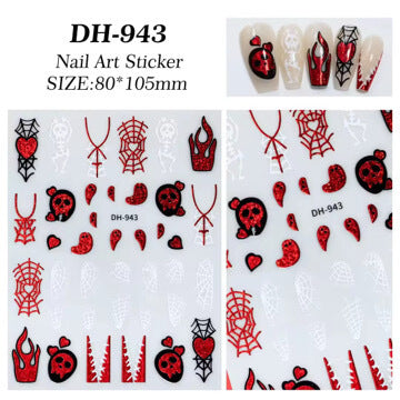 Nail Sticker Happy Halloweens #DH943