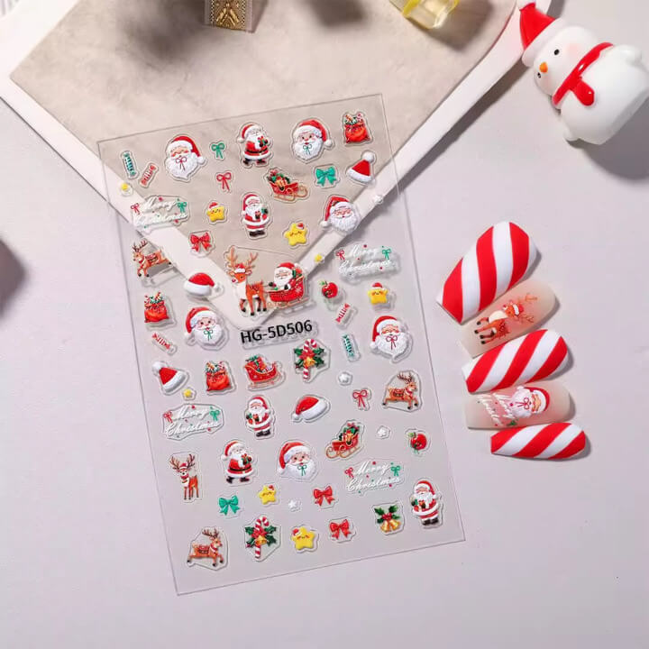 Nail Sticker Merry Christmas #HG5D506