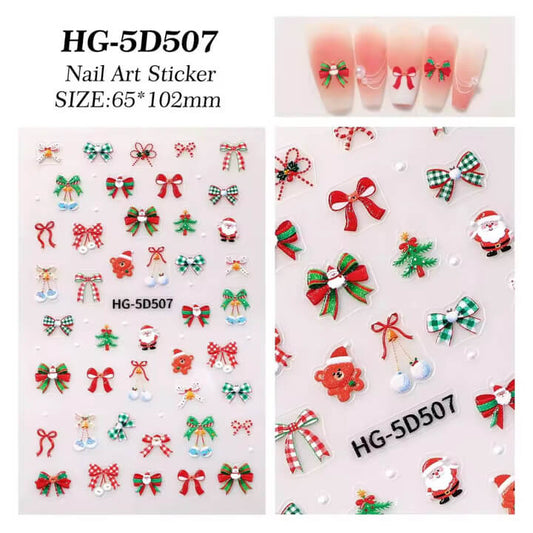 Nail Sticker Merry Christmas #HG5D507