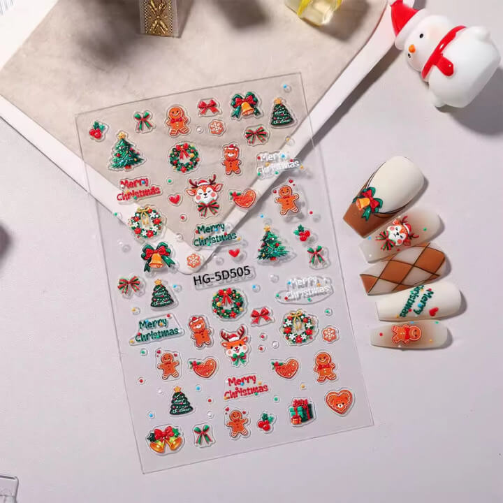 Nail Sticker Merry Christmas #HG5D505