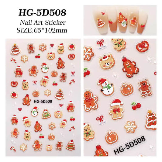 Nail Sticker Merry Christmas #HG5D508