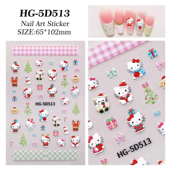 Nail Sticker Merry Christmas #HG5D513